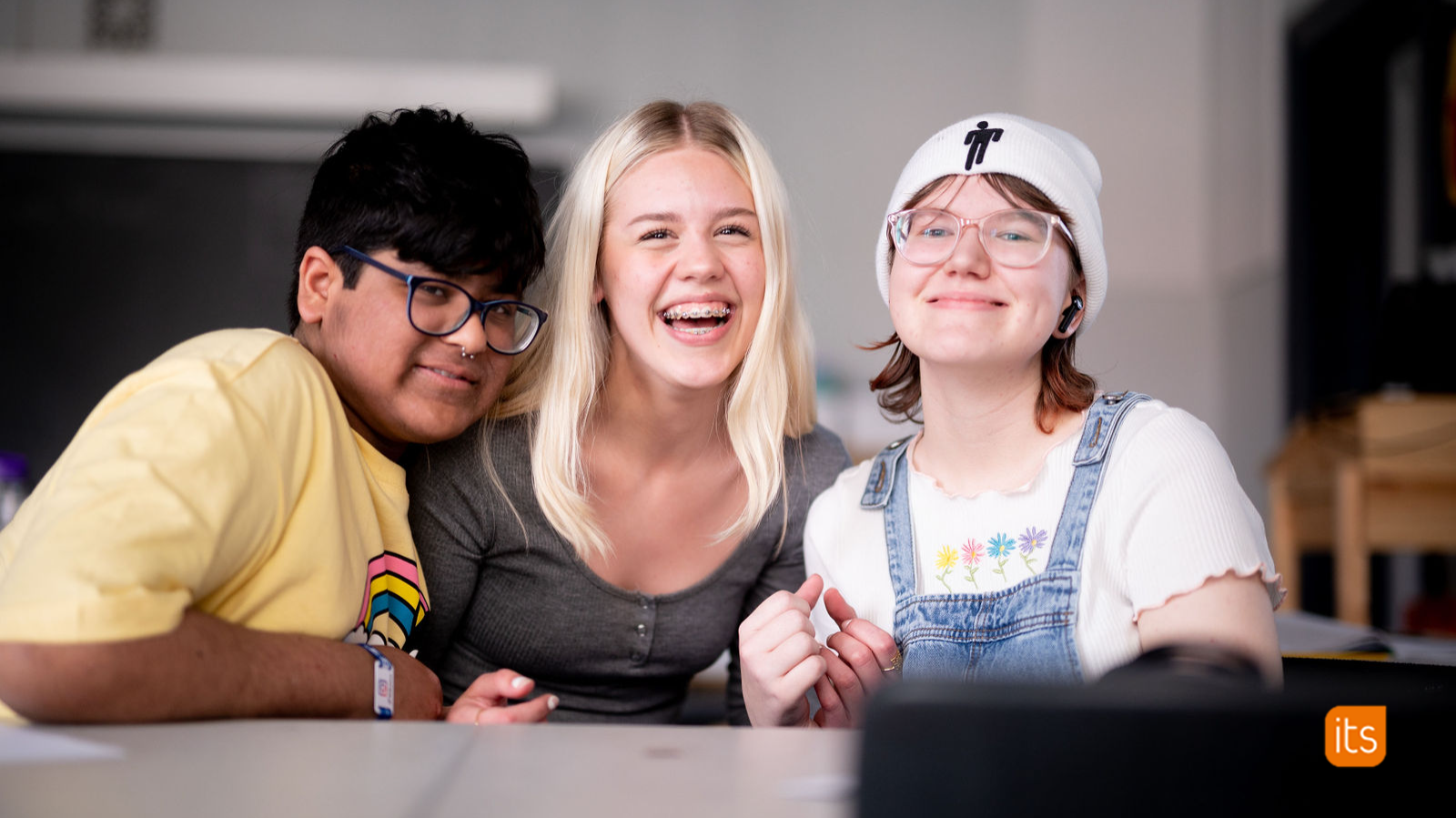 Happy students at Esrum Kost- og Friskole